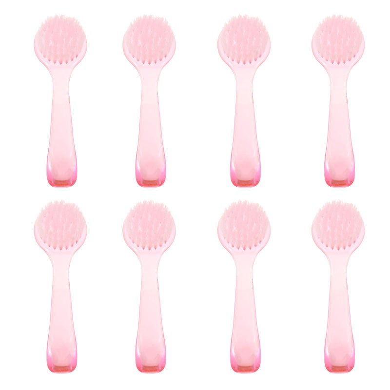8Pcs Facial Cleansing Brush Set For Deep Cleaning And Exfoliation Suitable For Sensitive Skin Random Color - Image 2