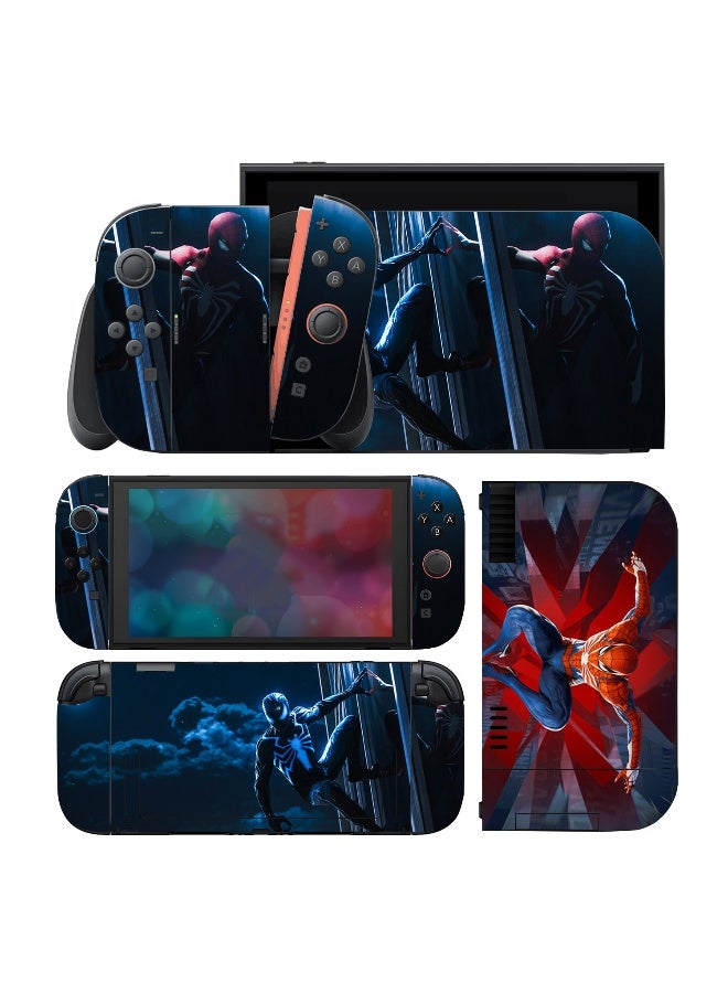 Protective Sticker for Nintendo Switch2 Console, Cute Cartoon Matte Wrap, Residue-Free & Anti-Slip