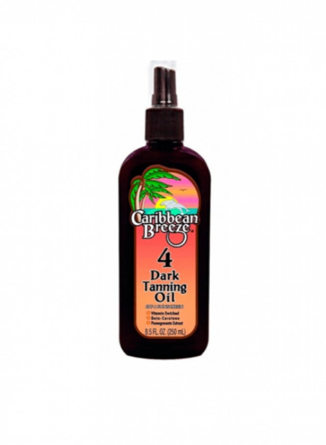 كاريبيان بريز زيت التسمير الداكن بعامل حماية من الشمس 4 SPF