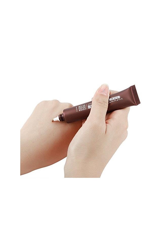 Generic - Scar Tattoo Concealer, Waterproof Fast Coloring Hiding Spots Birthmarks Cream Long-Lasting Professional Coverage Cream Makeup Cover Up Cream Set and Mild for Facial & Body - Image 1