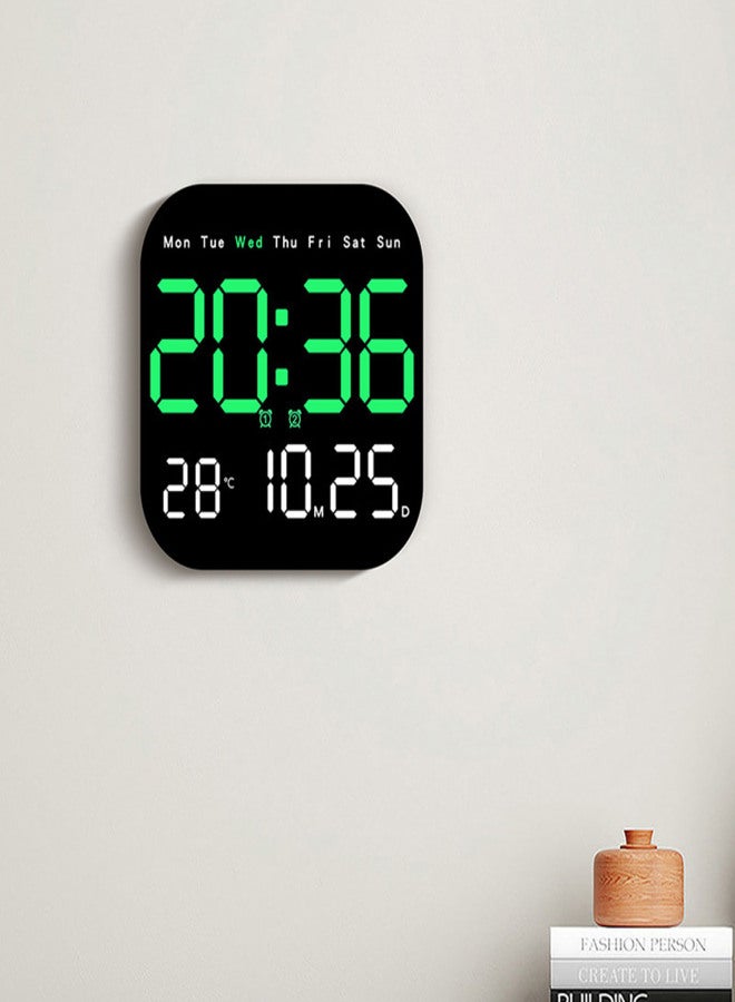 Beauenty Multifunctional clock LED electronic clock living room fresh wall clock can be hung or stood dual-purpose clock - Image 2