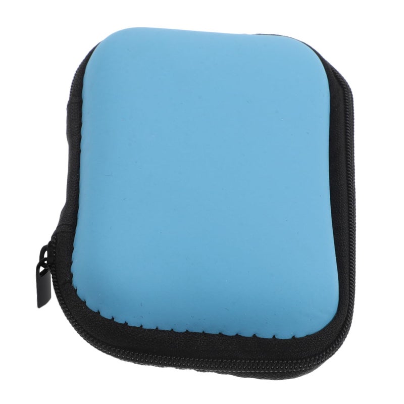 Sky Blue Waterproof Playing Card Case Compact Portable Deck Organizer Storage Box - Image 2