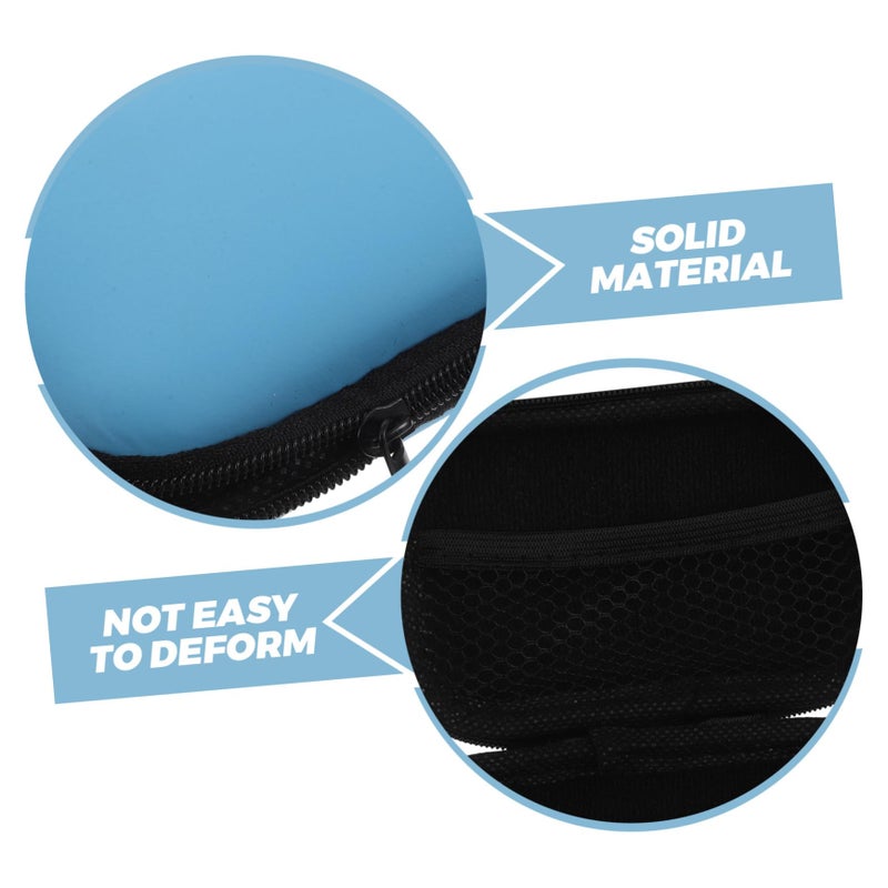 Sky Blue Waterproof Playing Card Case Compact Portable Deck Organizer Storage Box - Image 4