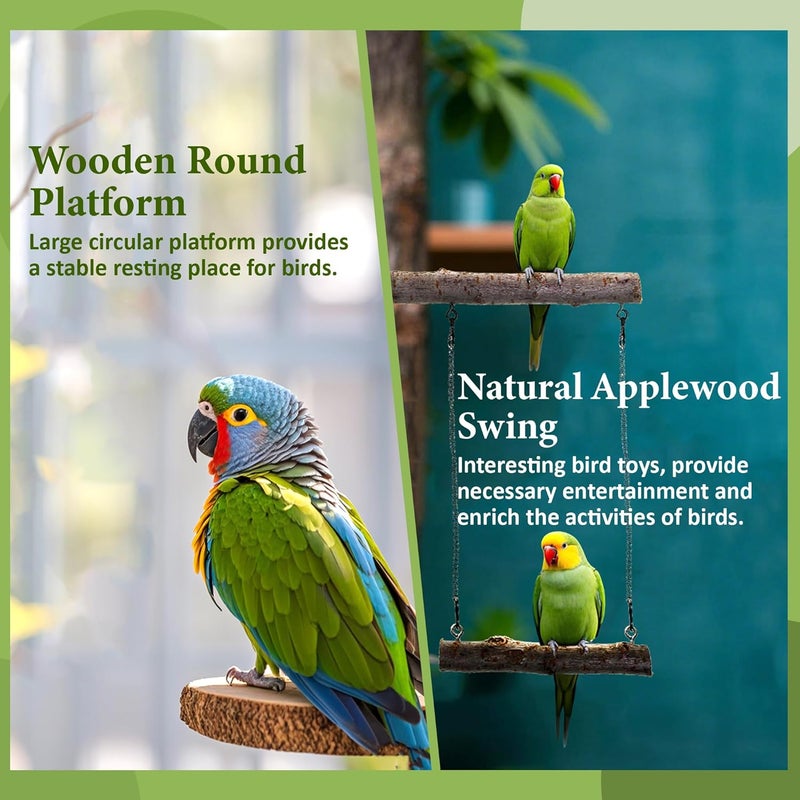 CAMATET 8pcs Natural Bird Perches for Cage, 5.9“ Small Wood Bird Perch for Parakeet/Cockatiel, Bird Cage Stick, Bird Branches for Cages, Birdcage Accessories for Parrot Conure - Image 4