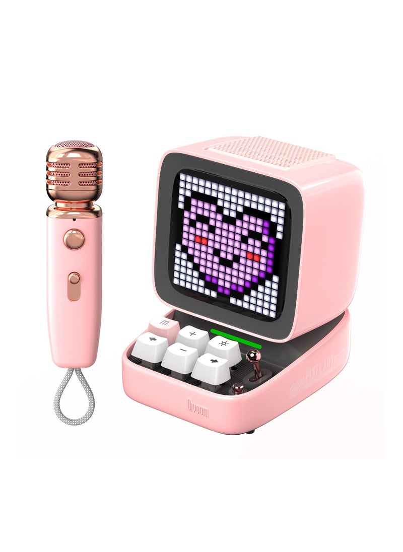 Divoom DitooMic Bluetooth Speaker Microphone Karaoke Function - Pink - pzsku/Z5FB5B50DE72E31221F34Z/45/_/1677336190/fe207a34-b093-463d-85d4-50ec94154ded