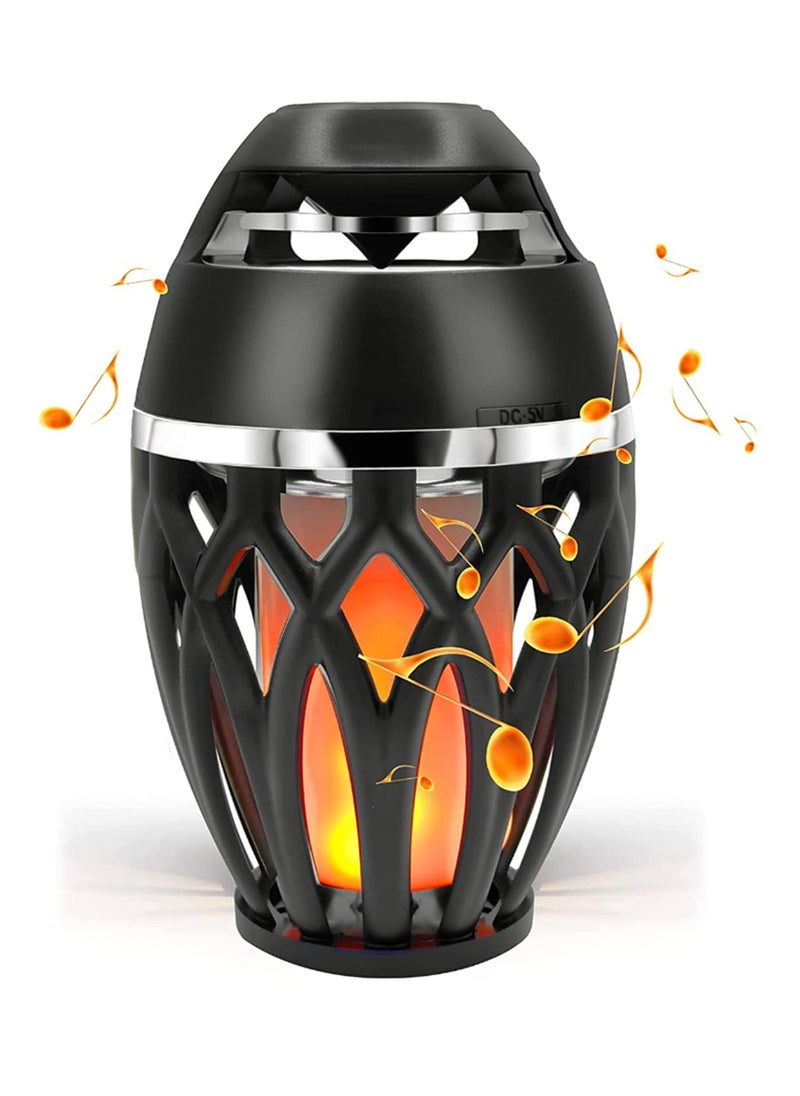 Generic - Mini speaker,Outdoor Bluetooth Speaker, Bluetooth Led Flame Speaker, Flame Torch Atmosphere Speaker, Party Camping Decorations - Image 1