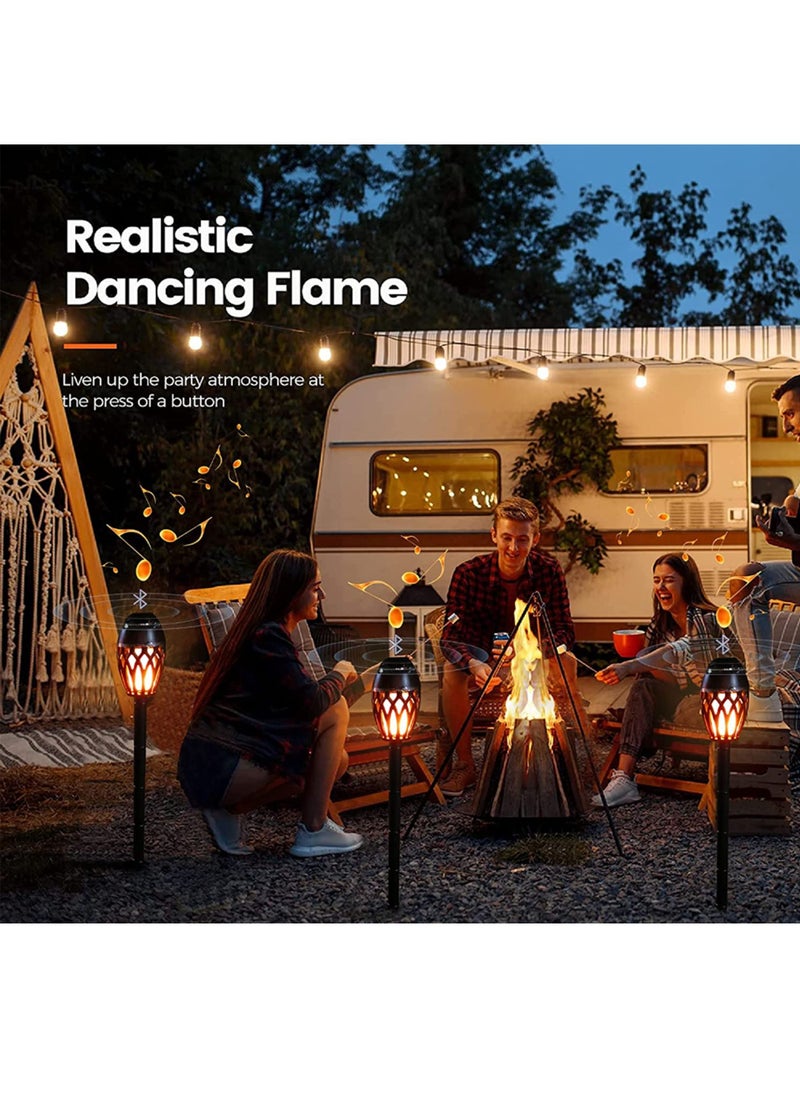 Generic - Mini speaker,Outdoor Bluetooth Speaker, Bluetooth Led Flame Speaker, Flame Torch Atmosphere Speaker, Party Camping Decorations - Image 1