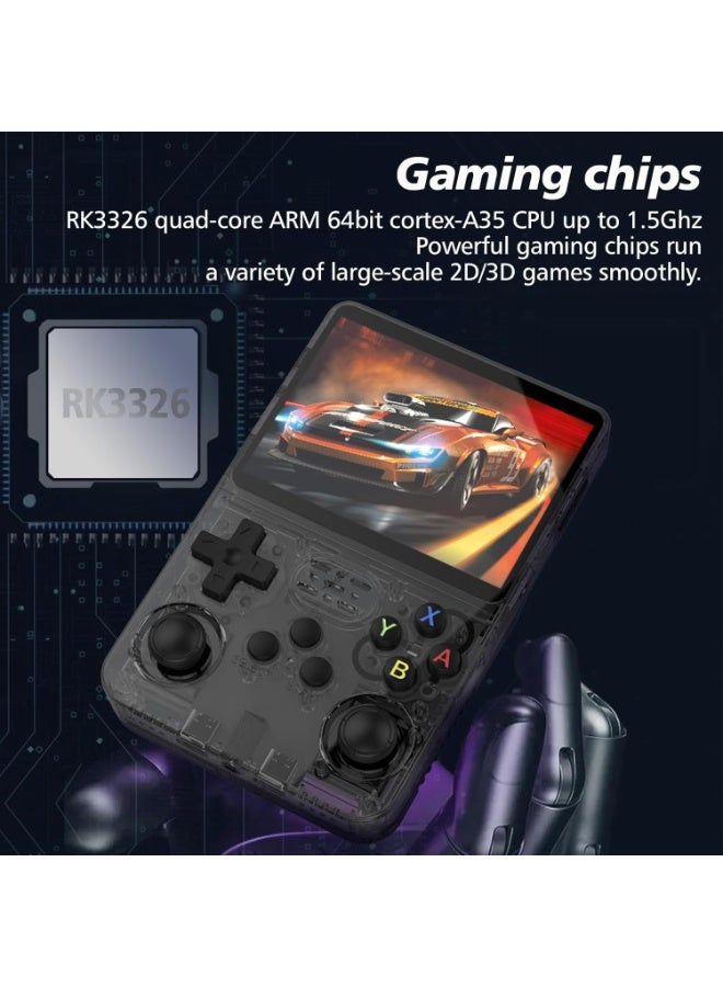 R36S Retro Handheld Game Console 64GB with 18000+ Games, 3.5" IPS Screen, Portable Linux Video Game Player, Pocket Emulator Console for Arcade, NES, PS1, GBA, MAME, and More Classic Games