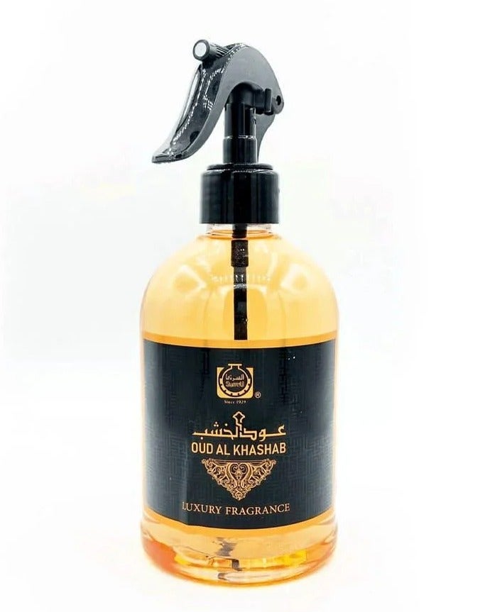 Luxury air freshener spray from Surrati,  Oud Al khashap 500ml