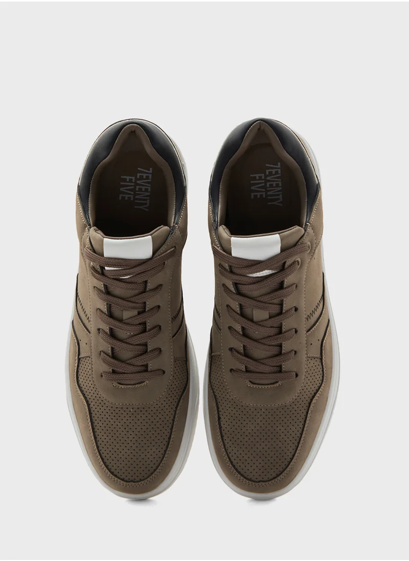 سفنتي فايف Perforation Detail Casual Sneakers
