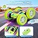 ZQIN Remote Control Car Rc Cars Stunt RC Crawler Toys 4WD 360 Rotating with LED LightUp Wheels Remote Control for 612 for Boys Birthday Gift Green - Image 4