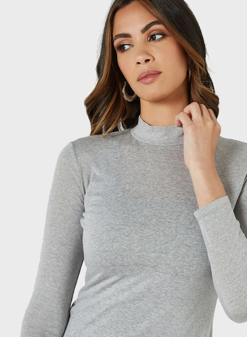 SIVVI for HANIYA Mockneck Midi Dress