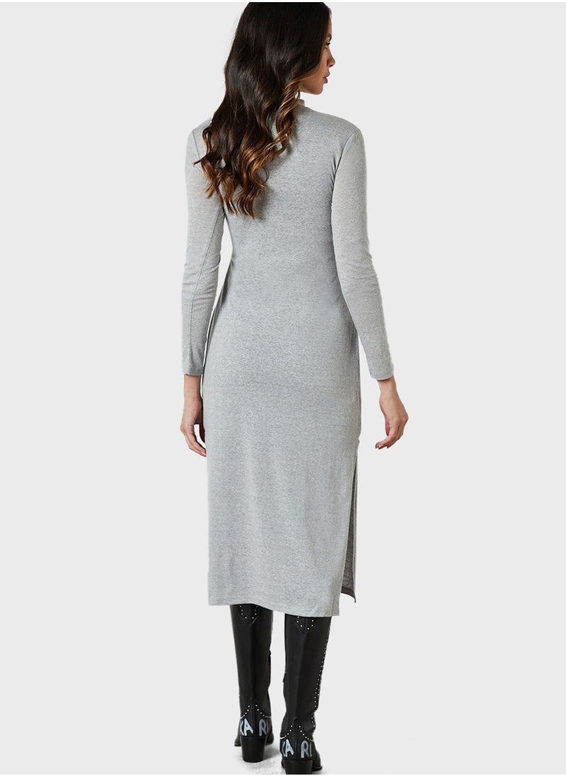 SIVVI for HANIYA - High Neck Bodycon Dress - Image 1