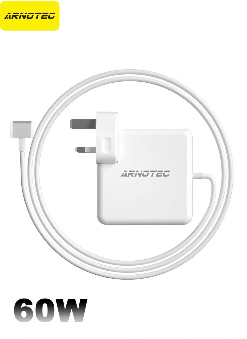 ARNOTEC - 60W 2T-Tip Power Adapter Charger for Mac Book Air 11" and 13" (2012, 2013, 2014, 2015, 2017, 2018), A1436 / A1435 / A1502 / A1465 / A1466, 60W / 45W - Image 1
