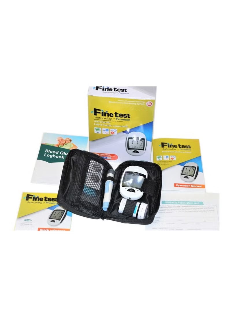 fine test Finetest Autocoding Premium " Blood Glucose Meter For Self Testing "  - Image 5