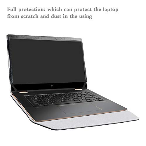 Alapmk Protective Case Cover for HP Spectre x360 15 15-dfXXXX & case for Lenovo ideapad S145 15 S145-15IWL/IdeaPad 3 15IIL05/case for Lenovo V15 IKB 15.6" Laptop,Black - Image 5