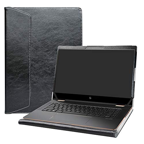 Alapmk Protective Case Cover for HP Spectre x360 15 15-dfXXXX & case for Lenovo ideapad S145 15 S145-15IWL/IdeaPad 3 15IIL05/case for Lenovo V15 IKB 15.6" Laptop,Black - Image 1