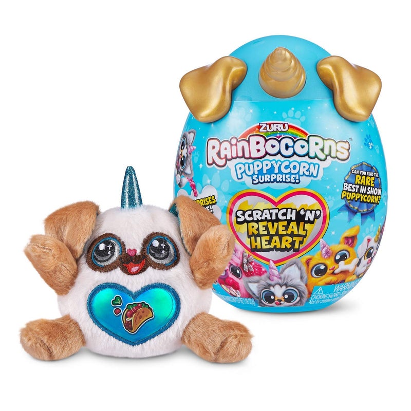 Rainbocorns سلسلة 1 من مفاجآت راينبوكورنز باي زورو كودل دوغ دمى محشوة مفاجآت سلايم مكس ملصقات والمزيد بيني الباجي - Image 2