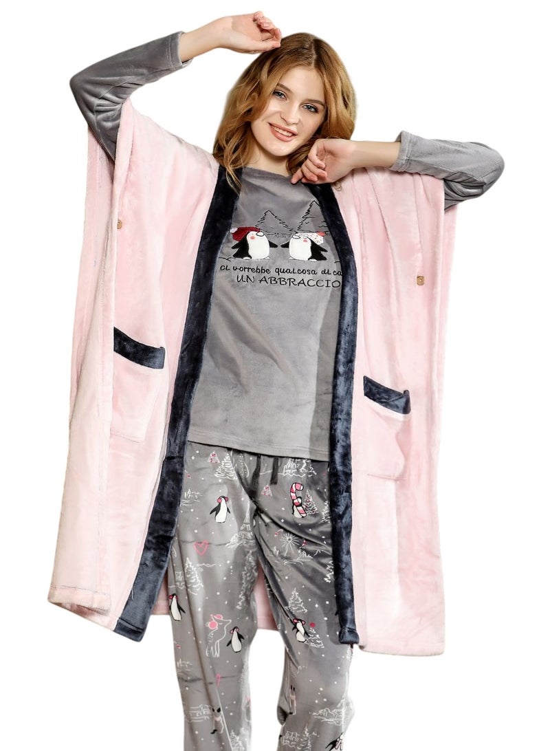 Smile Winter Pajama 3 Piece - Image 2