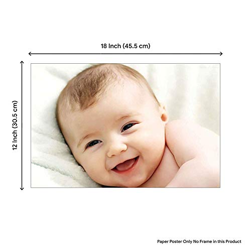 KARTMEN 300GSM Thick Paper, Gloss Laminated HD Smiling Cute Baby Combo Posters for Pregnant Women - Set of 20 (12x18-Inches, Multicolour) - Image 3