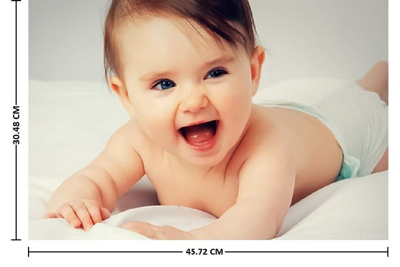 KARTMEN 300GSM Thick Paper, Gloss Laminated HD Smiling Cute Baby Combo Posters for Pregnant Women - Set of 20 (12x18-Inches, Multicolour) - Image 2