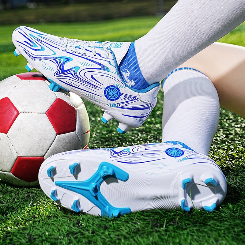 Children'S Football Shoes Men'S Spike Anti-Slip Soft Bottom Crushed Nail Training Shoes Women'S Outdoor Competition Shoes For Primary And Secondary School Students - Image 3