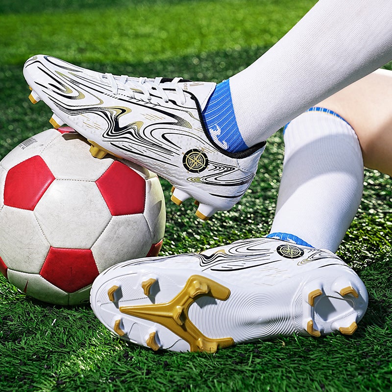 Children'S Football Shoes Men'S Spike Anti-Slip Soft Bottom Crushed Nail Training Shoes Women'S Outdoor Competition Shoes For Primary And Secondary School Students - Image 2