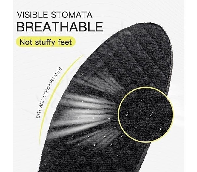 Mf ® Height Increase Insoles for Men & Women Soft 4-Layer Height Hoppers for Men Comfortable Breathable & Adjustable Height Insoles for Men Lift Up To 9cm Height Booster Shoe Heel Orthotic Soles. - Image 4