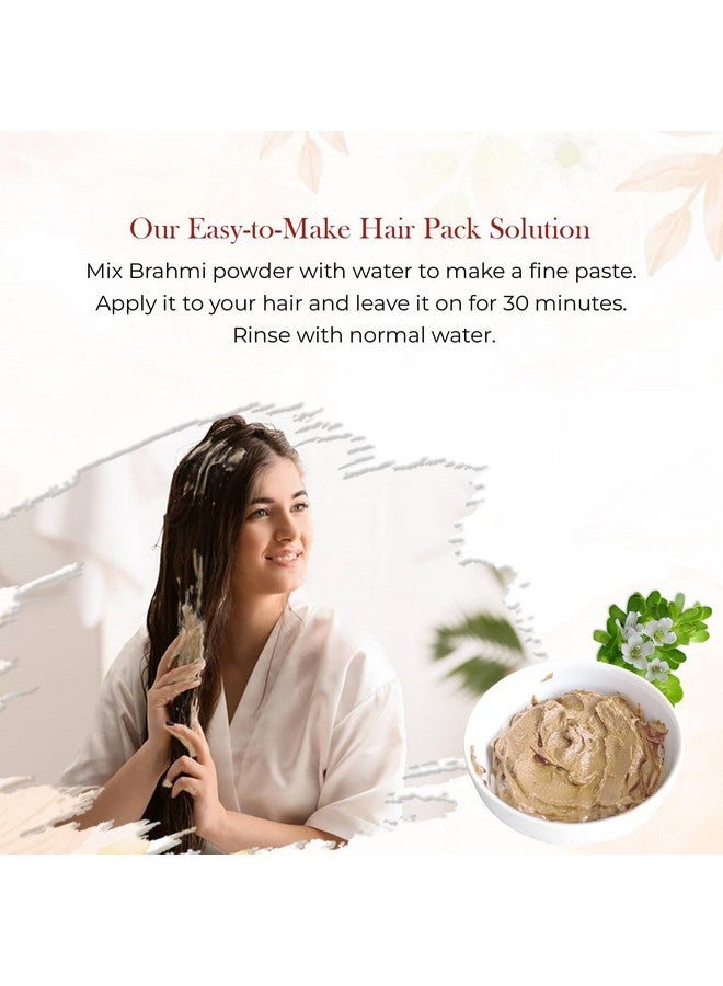 Mirintz 100% Natural Brahmi Powder | (100 gms) Pure Bacopa Monnieri | Brahmi for Hair Growth | Bacopa Powder Ayurvedic Support for Healthy Hair | Herbal Hair Mix - Image 4