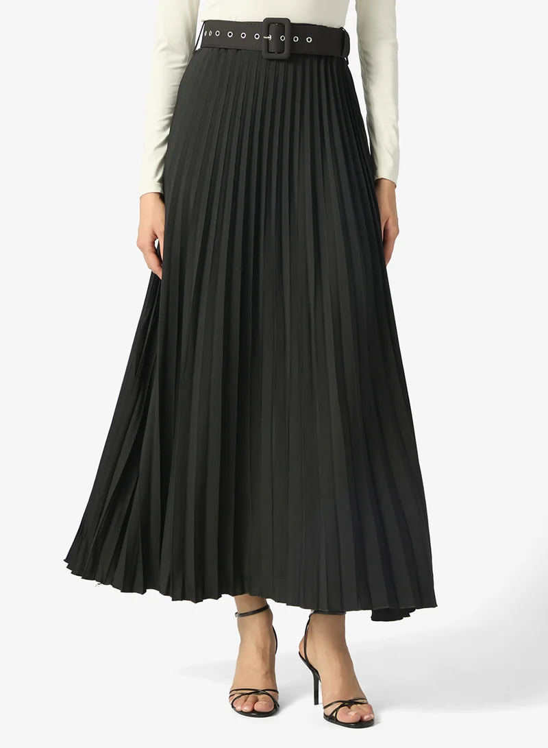 Khizana Pleated A-line Skirt