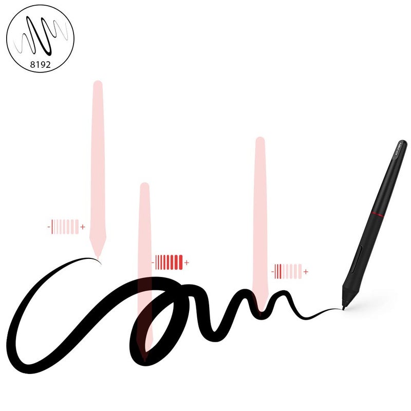 XP-PEN PA2 8192 Pressure Battery-Free Stylus Solely for Artist 12/13.3/15.6/22R/24 Pro Drawing Tablet with Screen | Not Compatible with Other XP-Pen Models or Brands - Image 3