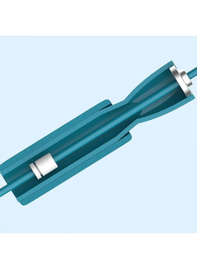 بوفان حبلان للقفز، حبل قفز لاسلكي مثقل وحبل قفز قابل للتعديل مضاد للتشابك، مناسب للعائلات والبالغين والمهنيين للياقة البدنية وحرق الدهون وإنقاص الوزن. - Image 3