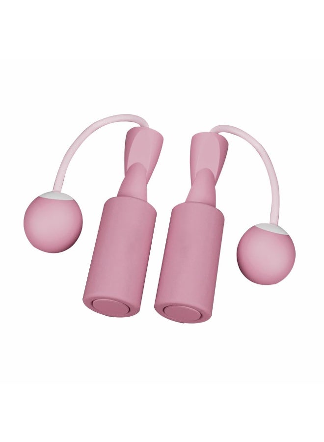 بوفان حبلان للقفز، حبل قفز لاسلكي مثقل وحبل قفز قابل للتعديل مضاد للتشابك، مناسب للعائلات والبالغين والمهنيين للياقة البدنية وحرق الدهون وإنقاص الوزن. - Image 5