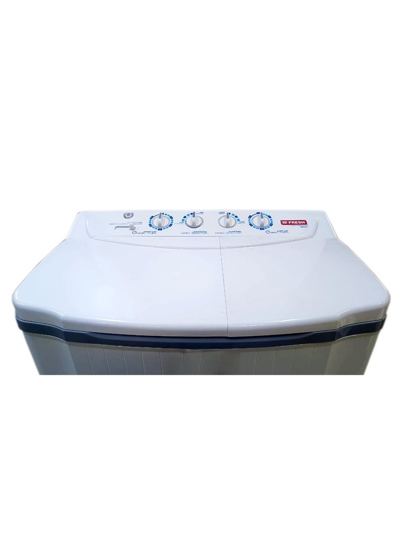Fresh Washing Machine 9 kg Gray Smart half Automatic FWT10500NA - Image 2
