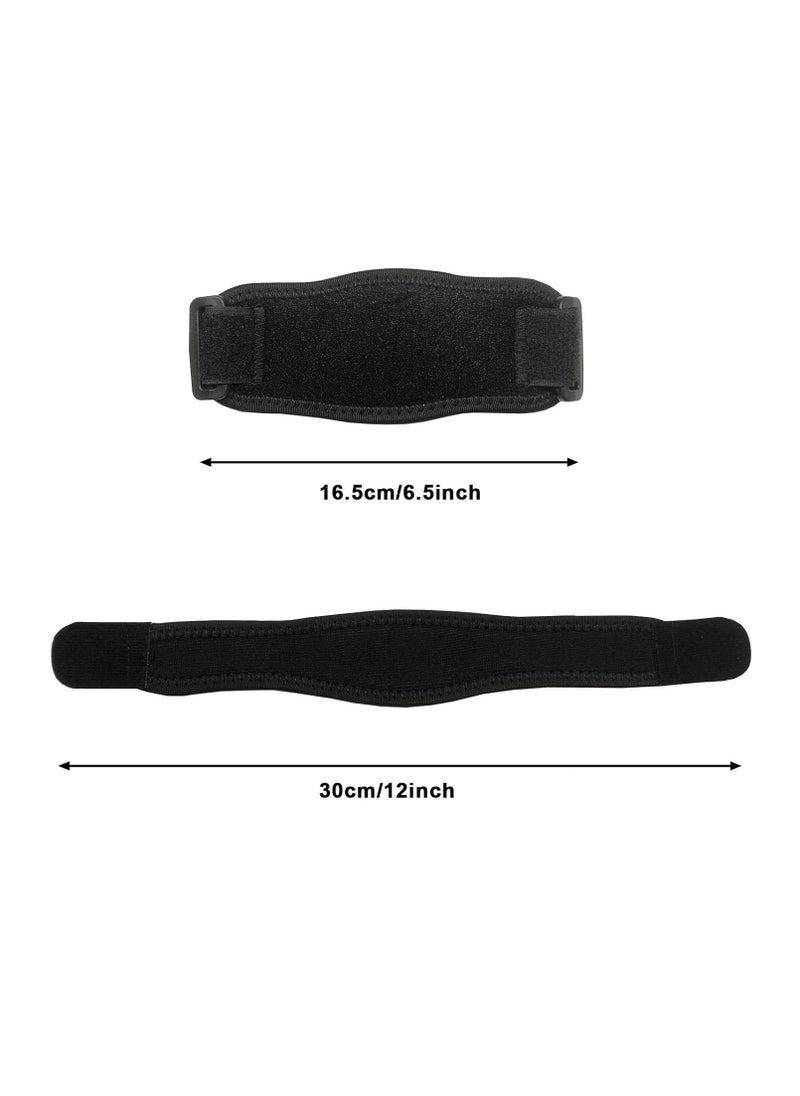 Oasisgalore Elbow Support Strap，Adjustable Elbow Brace 2 pack with Compression Pad for Tennis & Golfers Elbow Pain Relief  - Image 2