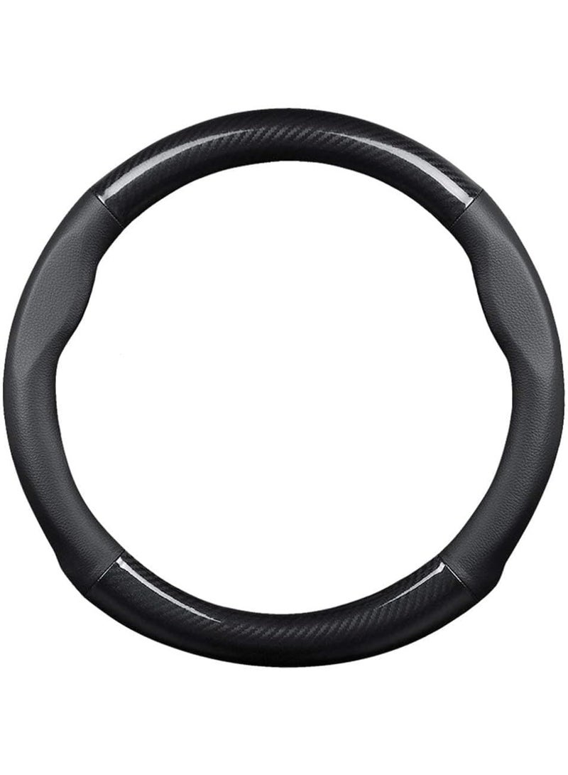 Steering wheel carbon fiber cover fits for circular wheel