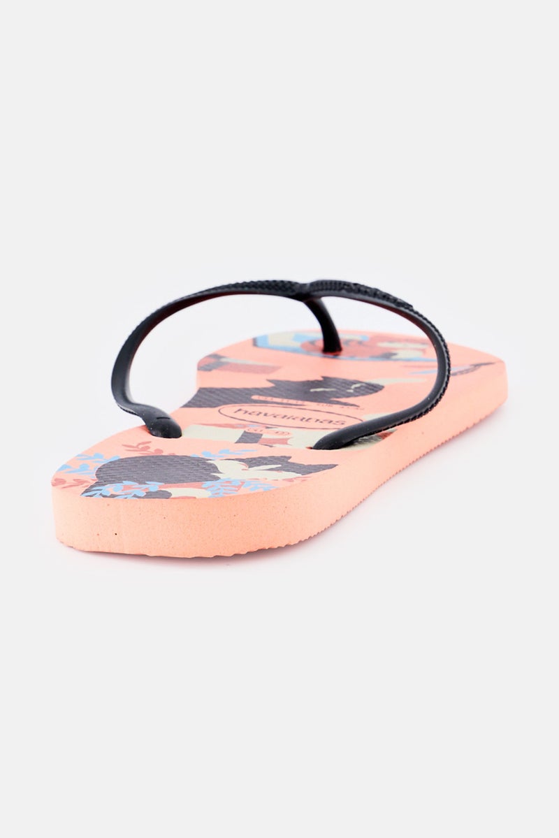 Havaianas Women Slim Pets Fc Slip On Slippers, Multicololr - Image 3