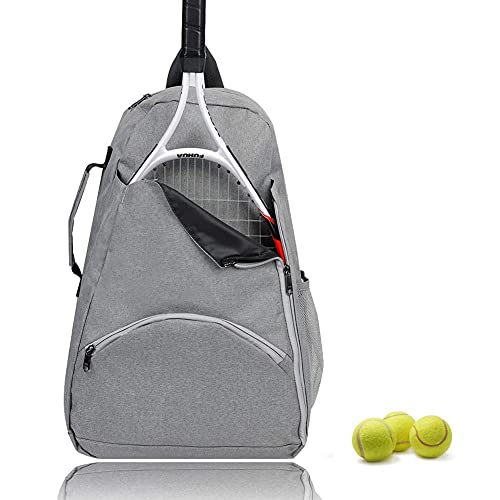 No branded Tennis Bag Tennis Backpack - Tennis Bags for Women and Men to Hold 1 or 2 Tennis Rackets/Racquets, Multifunctional Sports Bag - Image 1