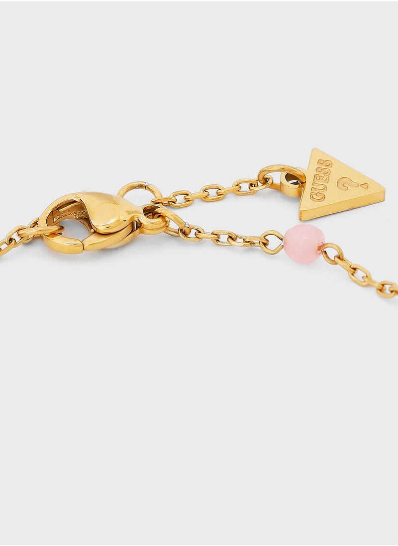 GUESS - Rose Agate & 4G Bracelet - Image 1
