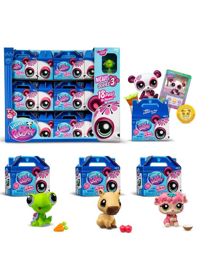 Littlest Pet Shop - Pet Surprise Display - Series 3 18 Pets Collector Set + 1 Bonus Pet, Gen 7 Authentic LPS Bobble Head Toy Figure, Collectible Toy Animal, Ages 4+ - Image 1