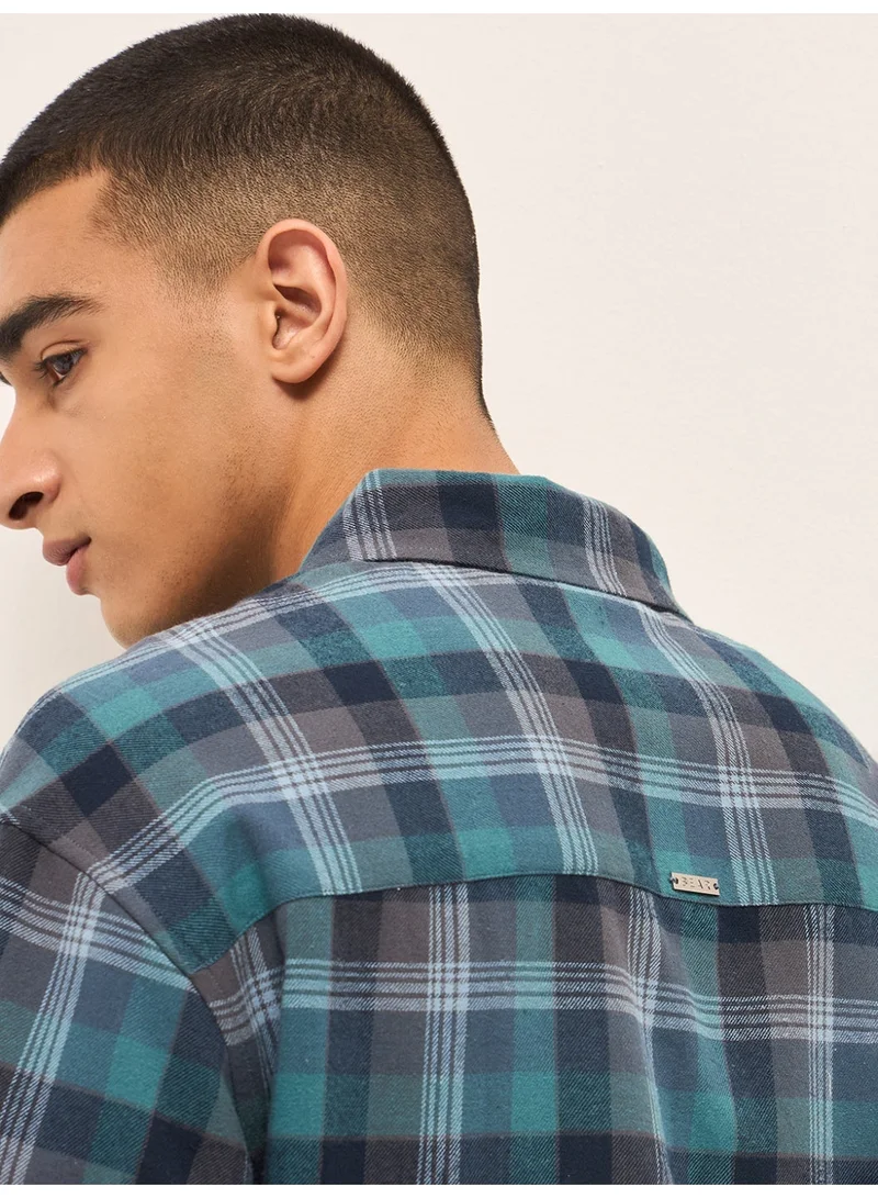 THE BEAR HOUSE  Men’s Trendy Shacket for All Seasons | Casual Overshirt Jacket for Men | Versatile Outerwear Layer for Office, Streetwear & Travel | Modern Smart Look for Everyday Outfits for Men | Best Price UAE