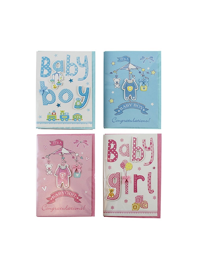 EuroWrap Juicy Lemon Baby Boy & Girl Greeting (Code-50) Card, Pack of 1 - Image 1
