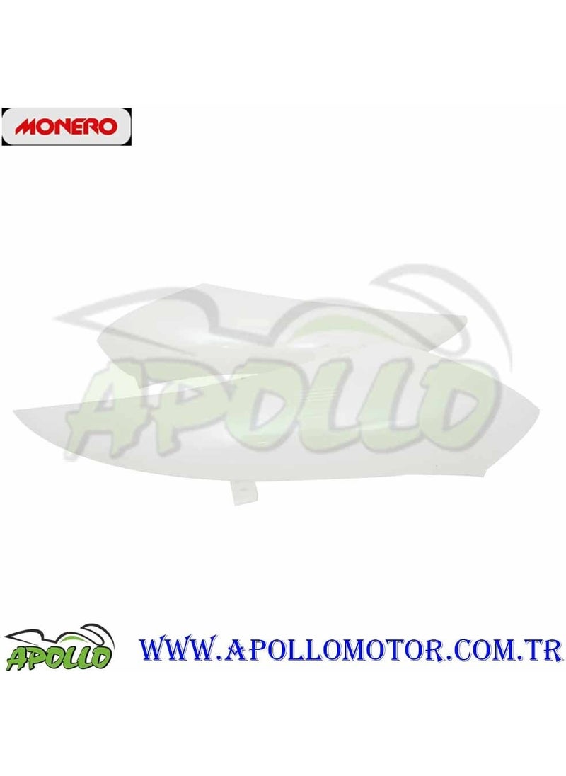 Mondial Gasoline Tank Upper Plastic Cover Set White Drift L 125  - Image 1