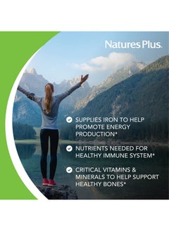 Nature's Plus Naturesplus Source Of Life Women 60 Vegetarian Tablets Whole Food Multivitamin And Mineral Supplement For Overall Health & Energy Glutenfree 30 Servings  - Image 4