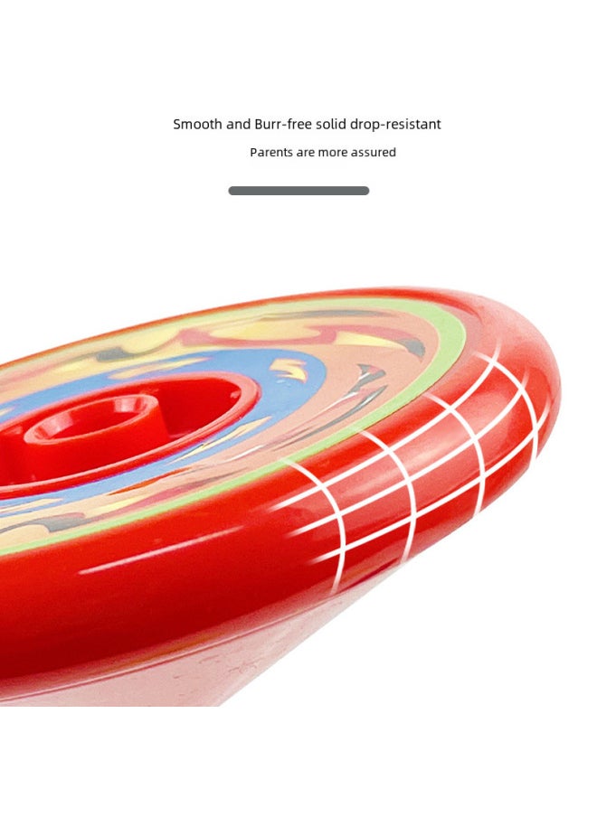 null - Rotating Gyro Children's Hand Rotating Stacking Music Stacking Gyro Color Flash Gyro Versatile Tray Stall Toys-Color:[Transmitter 5] Color Random (naked) 100g - Image 1