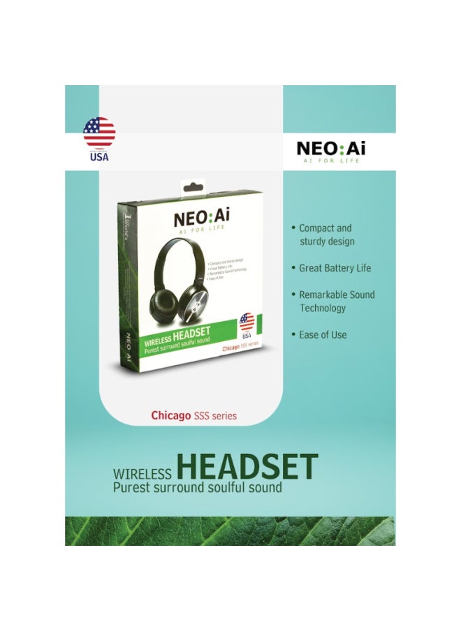 NEO:Ai NEO AI BT Wireless Headset - Black - VEN2006  - Image 5