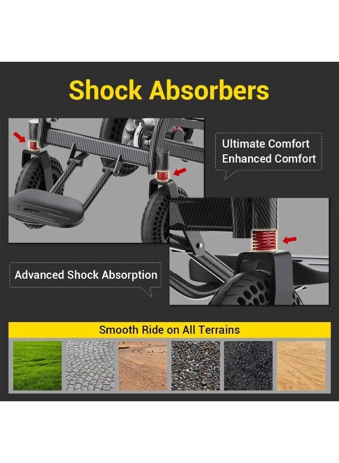 كول بيبي كرسي متحرك كهربائي ببطارية ليثيوم قابلة للإزالة 10 أمبير/ساعة ومحرك بدون فرشاة بقوة 400 واط، بتصميم مريح، كرسي متحرك كهربائي قابل للطي وخفيف الوزن 17.5 كجم، معتمد للطائرات - Image 4