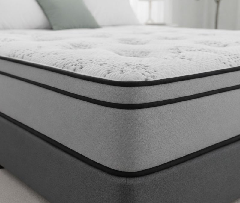 Rexal Home Euro Luxura 20 cm Hybrid Pocket Spring Mattress – King Size 180 × 200 cm | Cool Gel Memory Foam | Medium-Firm Orthopedic Back Support | Motion Isolation & Pressure Relief - Image 5