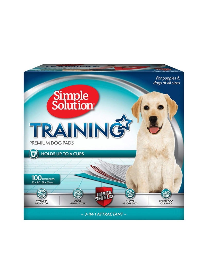 سيمبل سوليوشن وسادات تدريب الكلاب والجراء الفاخرة (عبوة من 100 قطعة) - Image 1