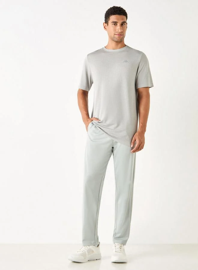 Kappa Kappa Panelled Track Pants with Drawstring Closure and Pockets